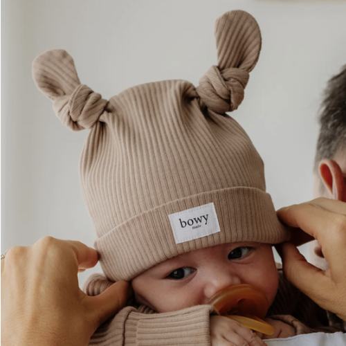 Double Knot Beanie - Chocolate
