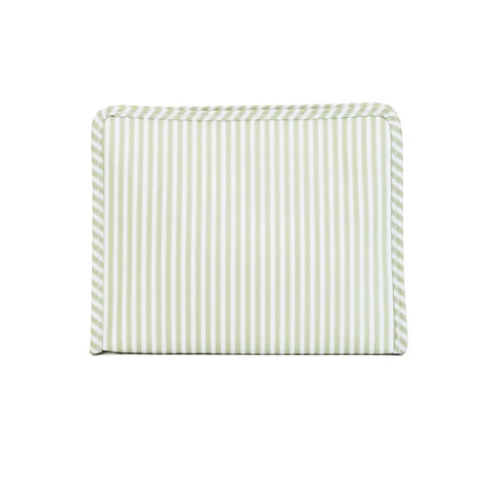 ROADIE LARGE Zip Pouch - PIMLICO STRIPE SAGE