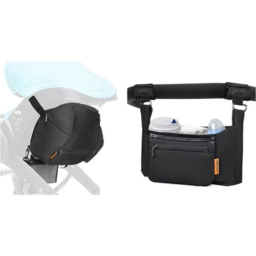 Snap-On Stroller Carrier Bag with Zipper Closure - Compatible with Doona Car Seat Stroller