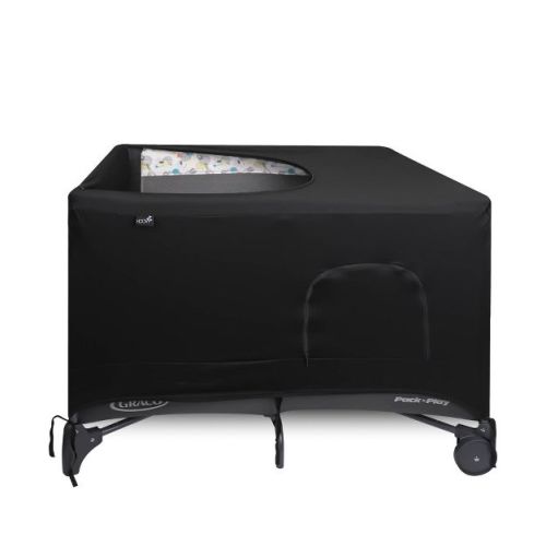 Hoovy Playard Breathable & Stretchable Blackout Cover - Black