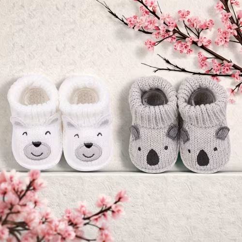 set two footwear infants featuring cozy knitted - Temu