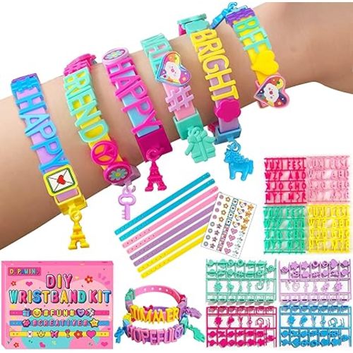 Friendship Bracelet Making Kit for Girls, Birthday Gifts Art & Craft Kits for Kids, DIY Jewelry Making Kit, Girls Present for Ages 5-12, Toys for Age 5, 6, 7, 8, 9, 10, 11, 12 Years Old