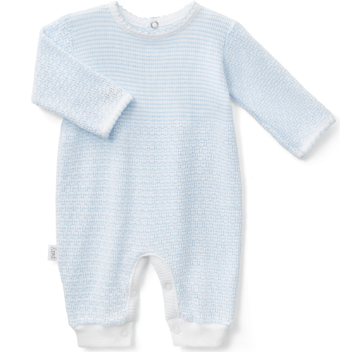 Paty Knit Solid Color Long Sleeve Romper - PatyInc 6months