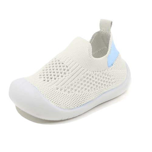 RMGVDSD First Walking Shoes Baby Shoes Boys Girls Sock Shoes Breathable Non Soft Rubber Sole Toddler Slipper Sneakers Lightweight Baby Shoes For 0-6 Months