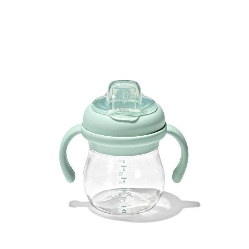 OXO 6oz Tot Transitions Soft Spout Sippy Cup with Removable Handles - Opal