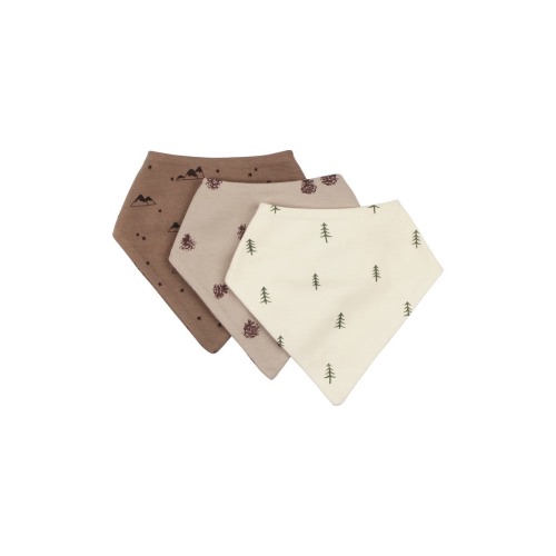 3-Pack Organic Cotton Bandana Bibs
