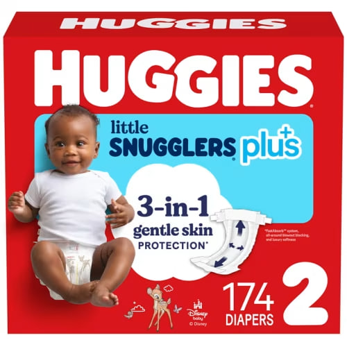 Huggies Plus Diapers Size 1-2 | Costco
