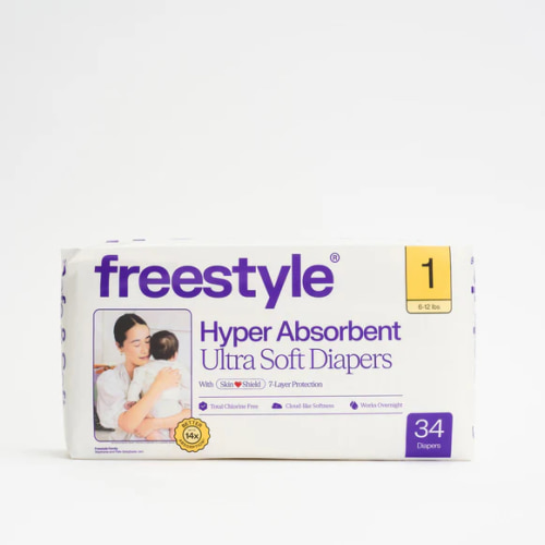 Freestyle Diapers Size 1 - 204 count