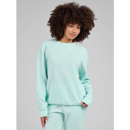 Waffle Lounge Long Sleeve | Waffle Knit Long Sleeve Shirt | Comfrt