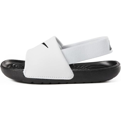 Amazon.com | Nike Baby/Toddler Kawa Slides, White/Black-Black-White, 2C | Sandals