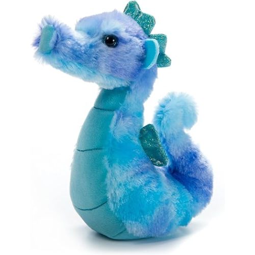 The Petting Zoo Seahorse Stuffed Animal Plushie, Gifts for Kids, Scoopz Sealife Animals, Seahorse Plush Toy, 8 inches