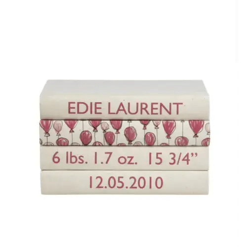 4 Volume Baby GIrl Decorative Book Set – babyjaxgifts