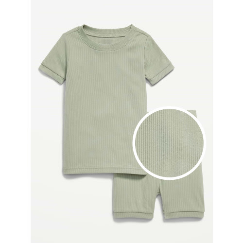 Ribbed Snug-Fit Pajama Set for Toddler & Baby