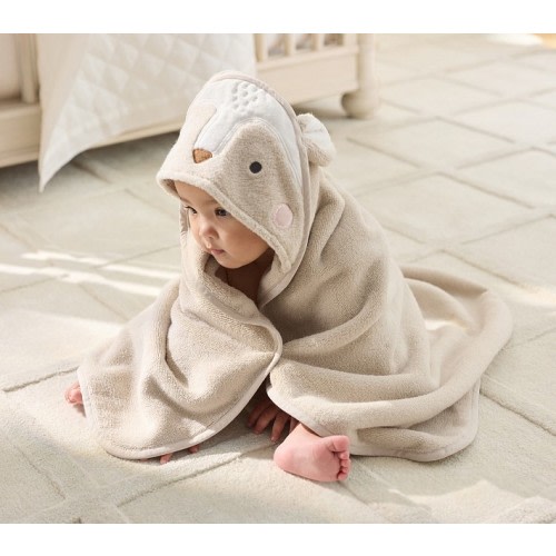 Super Soft Fawn Baby Hooded Towel & Washcloth Set