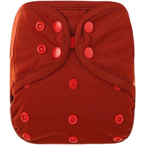 OsoCozy One Size Cloth Diaper Covers - Adjustable Snap Fit & Double Leg Gussets for Baby Boys & Girls from 8-35 Pounds. Use with Prefold, Flat or Fitted Cloth Diapers or Snap-in Inserts.