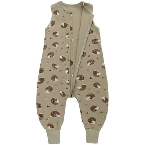 Miracle Baby Sleep Sack with Feet - 0.5 TOG 100% Breathable Cotton Wearable Blanket, Sleeveless Design Sleeping Bag for Baby