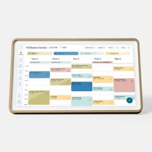 Skylight Calendar 2 15" Digital Touchscreen Antique Brass - Hearth & Hand™ with Magnolia