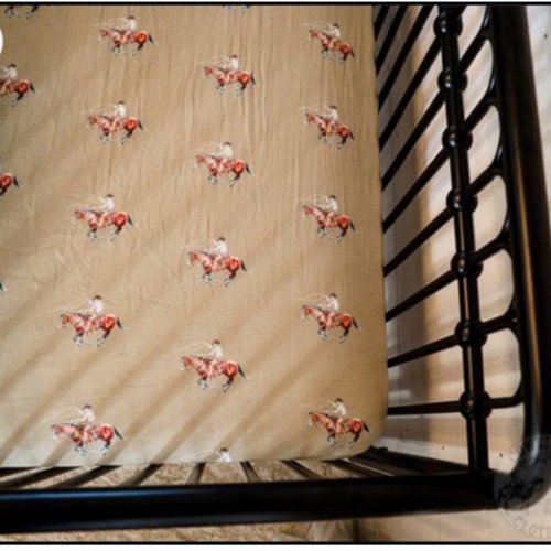 Roper Bamboo Muslin Crib Sheet – Cowkid Clothing Company