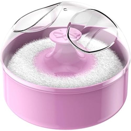 Body Powder Puff Empty Loose Box Cosmetic with Container Case Large Infant