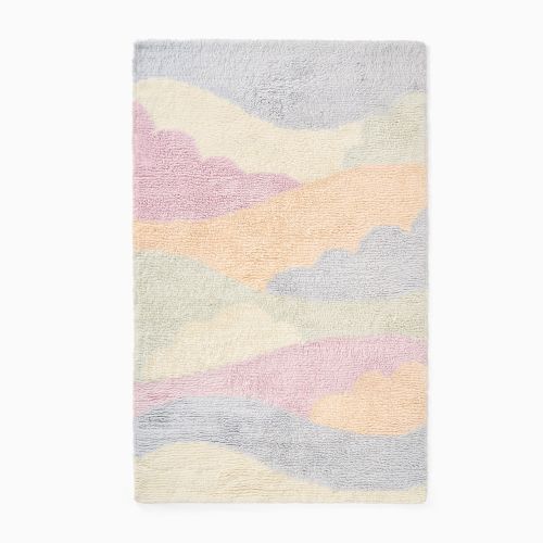 Butterfly Clouds Shag Rug