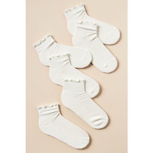 Daily Practice Athletic Ruffle Socks, Set of 3