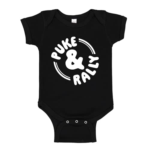 Puke and Rally Funny Milk Cute Baby Bodysuit One Piece or Toddler T-Shirt Party Theme Gift