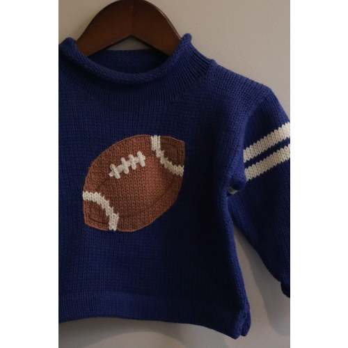 Roll Neck Football Sweater – Caline for Kids