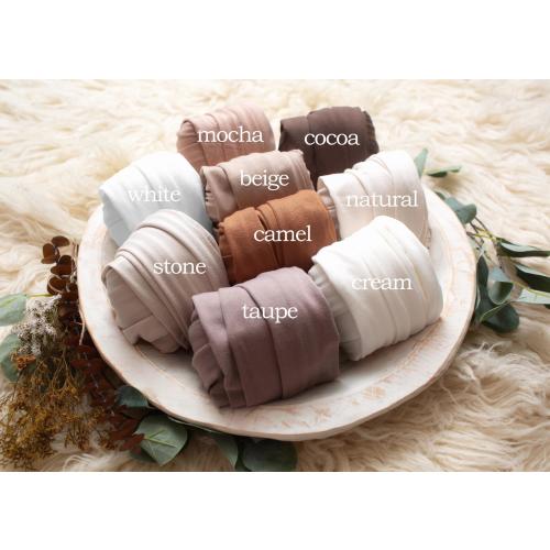 Neutral Essential Newborn Wrap Collection | Soft & Stretchy Knit Wraps | Baby Photo Prop | Newborn Photography Wraps | Newborn Studio Props