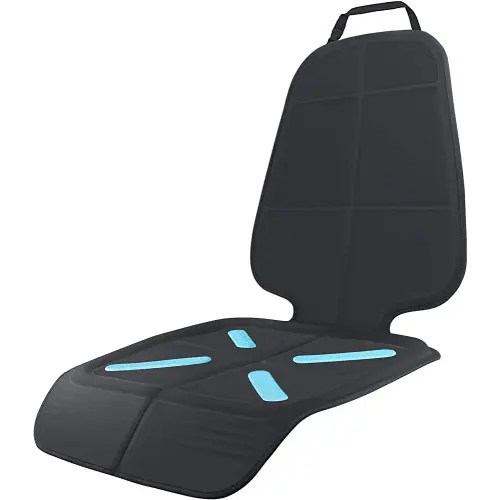 Car Seat Protector for Baby Child Car Seats, Shynerk Auto Seat Cover Mat for Under Carseat to Protect Automotive Vehicle Leather and Cloth Upholstery - Waterproof and Dirt Resistant