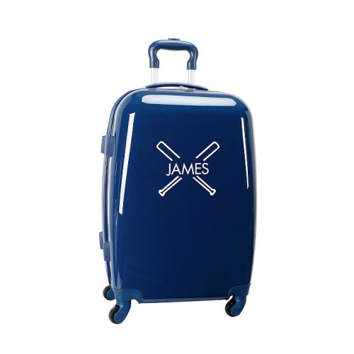 Mackenzie Navy Hard-Sided Luggage | Pottery Barn Kids