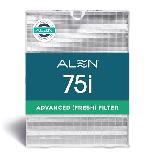 Alen Air Filter B7-Fresh Replacement HEPA Filter for BreatheSmart 75i Air Purifier - Captures Allergens & Mold + Odors & Smoke (1 Filter) | For Smoke, Asthma, VOCs, Dust, Pollution, Allergens, Viruses & Fur. Medical-grade HEPA Filter - FOR 75i AIR PURI...