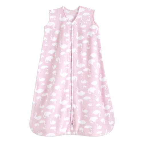 Halo® Sleepsack® Wearable Blanket, Micro-Fleece, Swans, Infant Girls, Medium, 6-12 Months