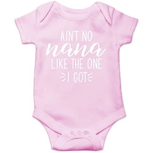 AW Fashions Ain't No Nana Like the One I Got Baby Bodysuit Cute Newborn Girl Trendy Boy Outfit Baby Wear
