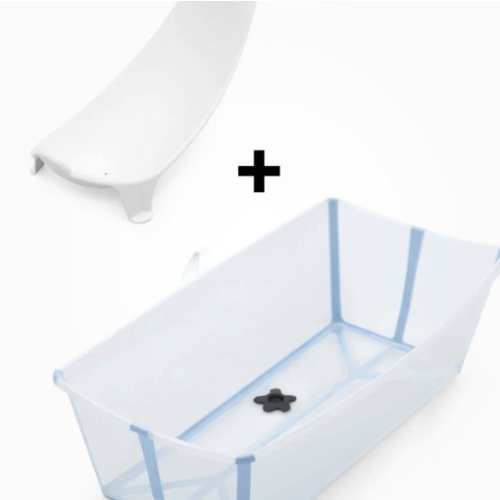 Foldable Baby Bath Tub Stokke® Flexi XL Bundle