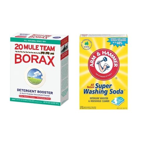 Mule Team Liquid Borax and Arm & Hammer Super Washing Soda, Variety Pack, Unscented