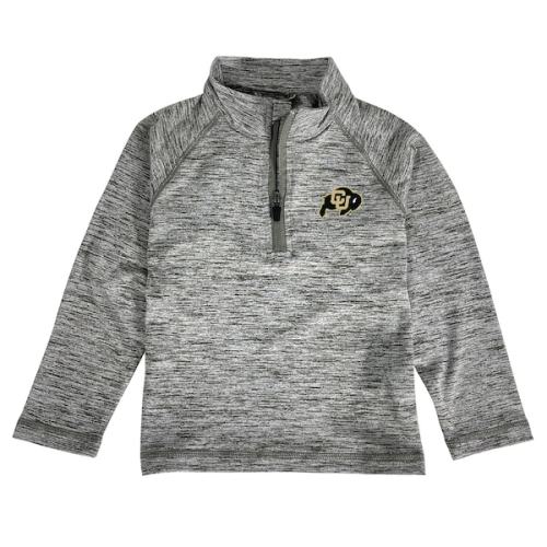Colorado Buffaloes Garb Toddler Matthew Quarter-Zip Pullover Top - Gray