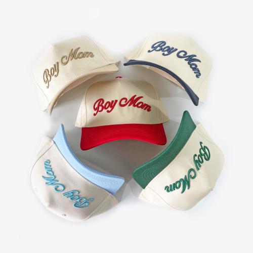 Boy Mom 3D Puff Embroidery two tone trucker hat, Mothers day special hat, Boy Mom Hats, Mummy hat, Mother trucker hat, Boy Mom Puff hat