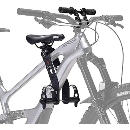 Kids Ride Shotgun - Child Bike Seat & Handlebar Combos - Front Mounted, for Children Aged 2~5 Years, Fits Most Adult Modern Mountain Bikes, Adjustable for Comfort