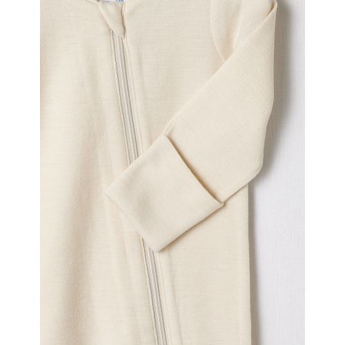 Milly & Milo Merino Blend Sleepsuit, Vanilla