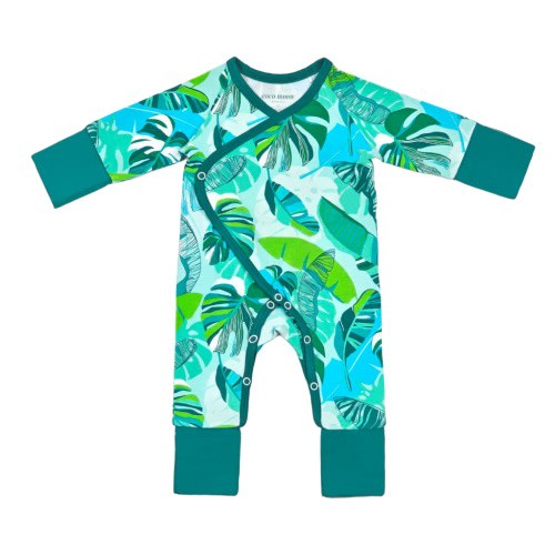 Backyard Oasis Bamboo Newborn Coverall