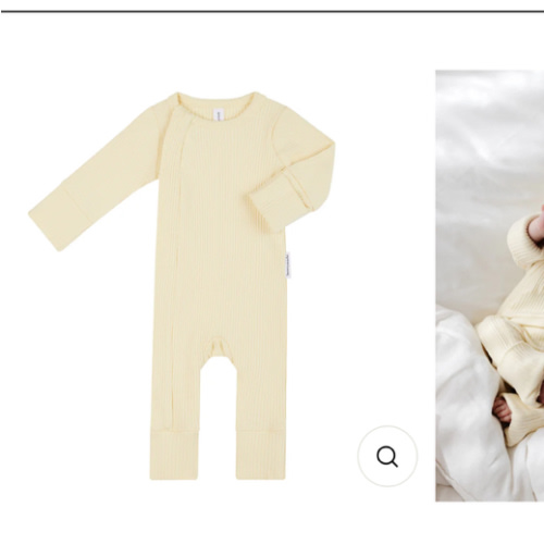 Baby Onesie 6-12 - Lemon
