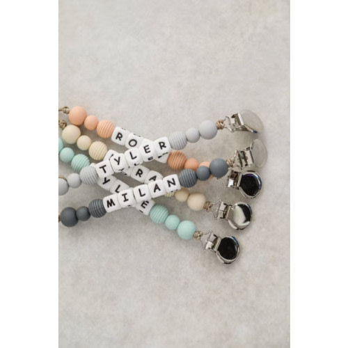 Personalized Pacifier Clip Holder