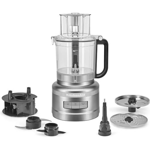 KitchenAid 13-Cup Food Processor, KFP1318, Contour Silver