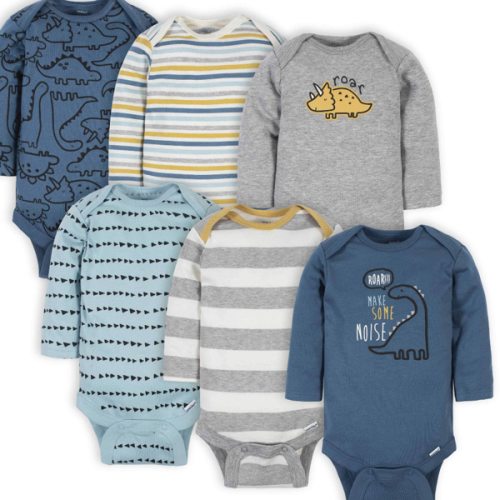 Simple Joys by Carter's Baby-Boys Long-Sleeve Bodysuit Pack of 5Bodysuit