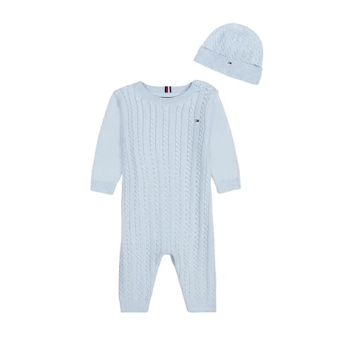 Tommy Hilfiger Baby Boys' Long Sleeve Footless Coverall Onesie