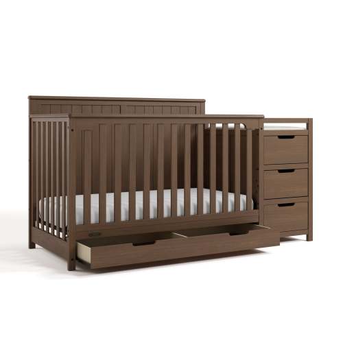 Graco® Hadley 5-in-1 Convertible Crib & Changer with Drawer