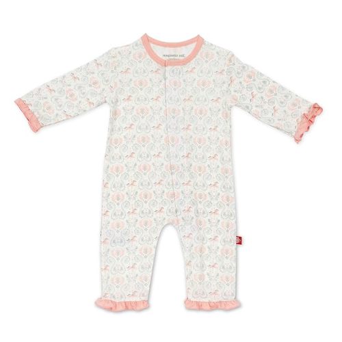 Magnetic Me Easy-Close Modal Coverall Jumpsuit Carousel 3-6 Months