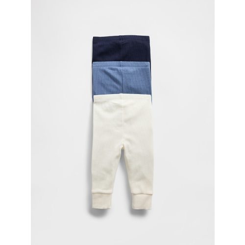 Baby First Favorites TinyRib Pants (3-Pack) - 0-3m