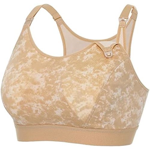 Gratlin Women's Plus Size Nursing Bra Sports Maternity Support Cotton Breastfeeding Bras
