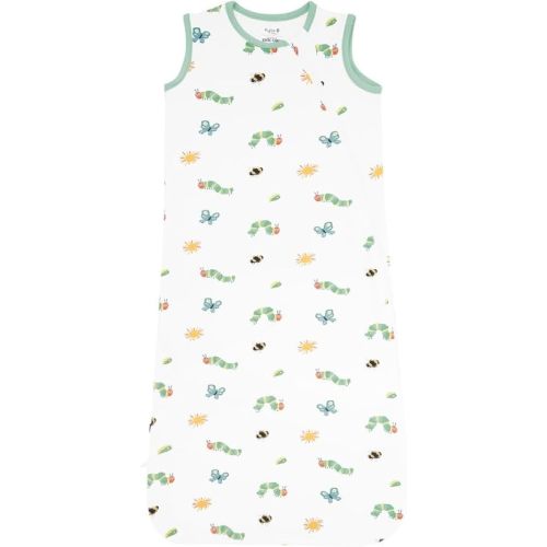 KYTE BABY Unisex Rayon Made from Bamboo Sleep Bag for Babies and Toddlers, 0.5 Tog (Small, the Very Hungry Caterpillar and Friends)